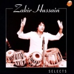 CD cover art, Zakir Hussain with four tablas
