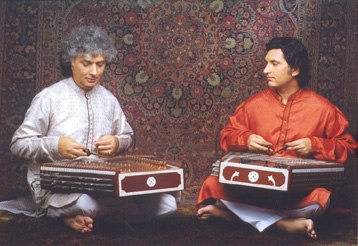 father and son santoor duet, pandit shiv kumar and rahul sharma